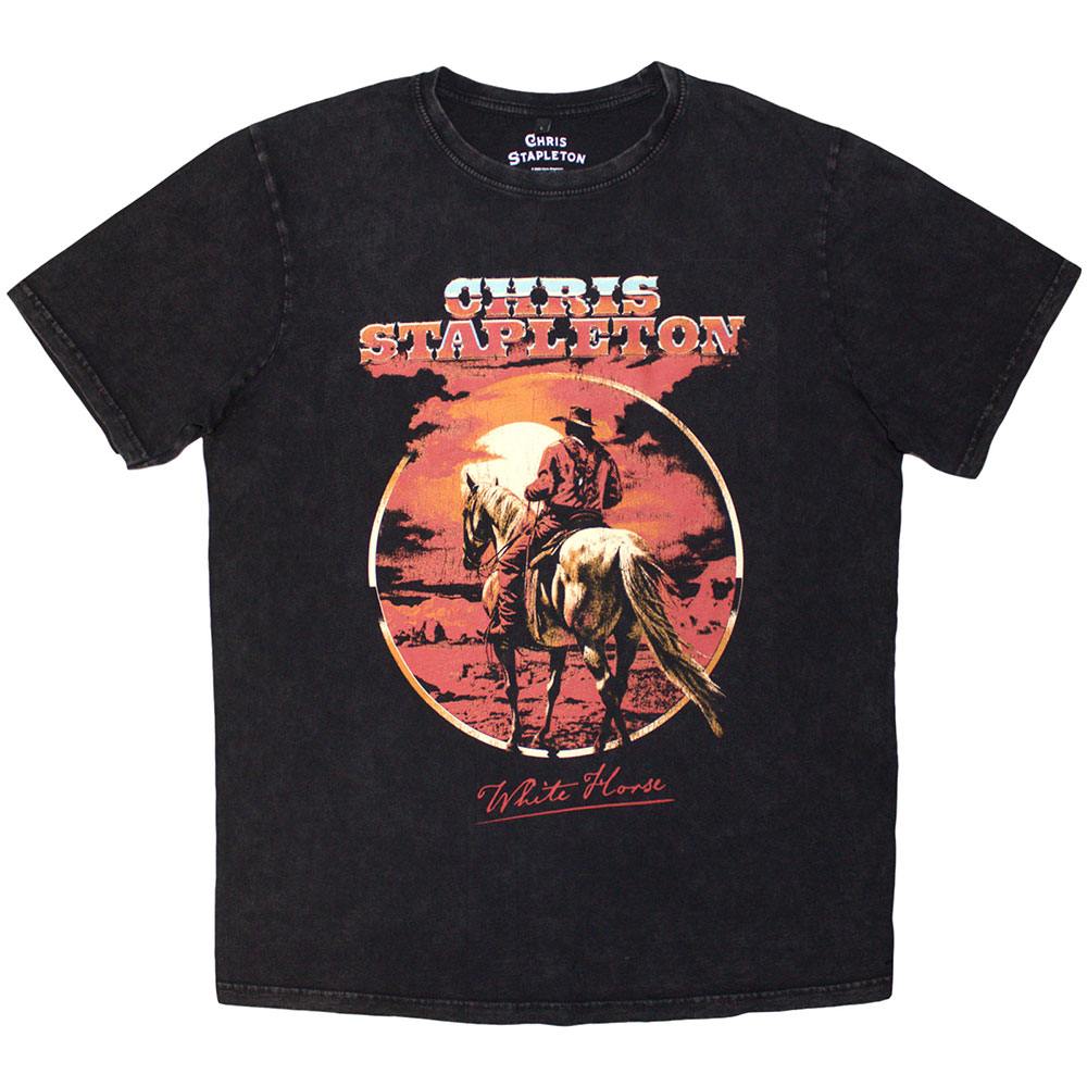 Chris Stapleton - White Horse Tshirt Homme - Noir